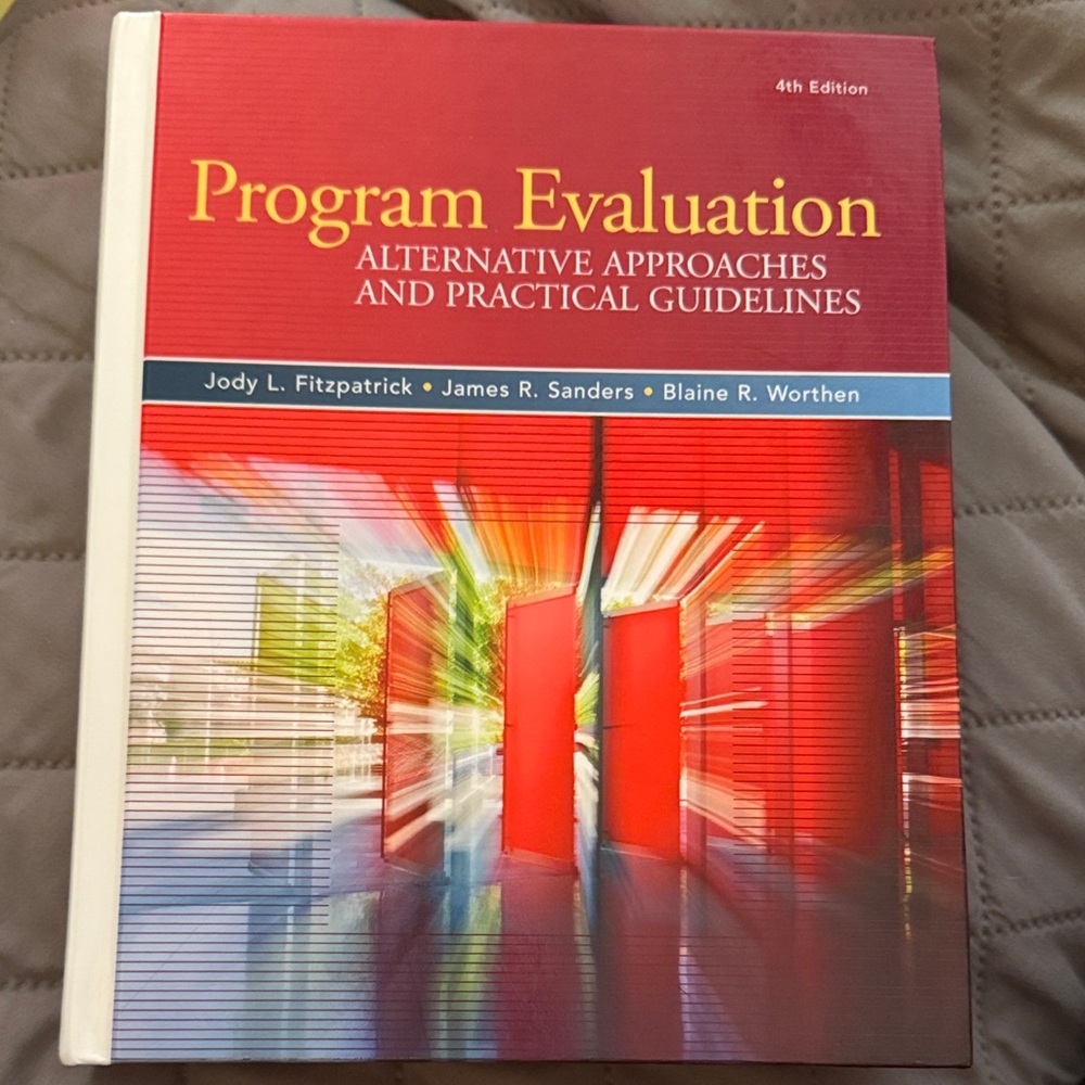 Program Evaluation Textbook